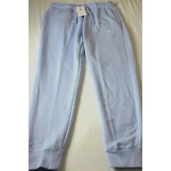 Nike Sportswear Men's Tapered Leg Fleece Lined Jogger pants Light Marine Blue - Picture 2 of 4
